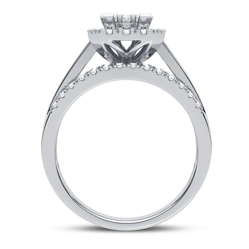 10K 1.00CT DIAMOND RING