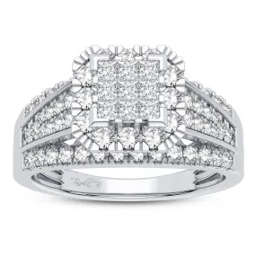 10K 1.00CT DIAMOND RING
