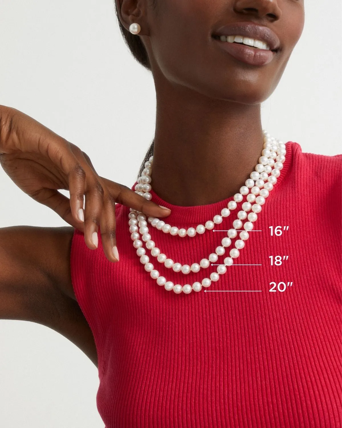 20 8MM GENUINE FRESHWATER PEARL NECKLACE