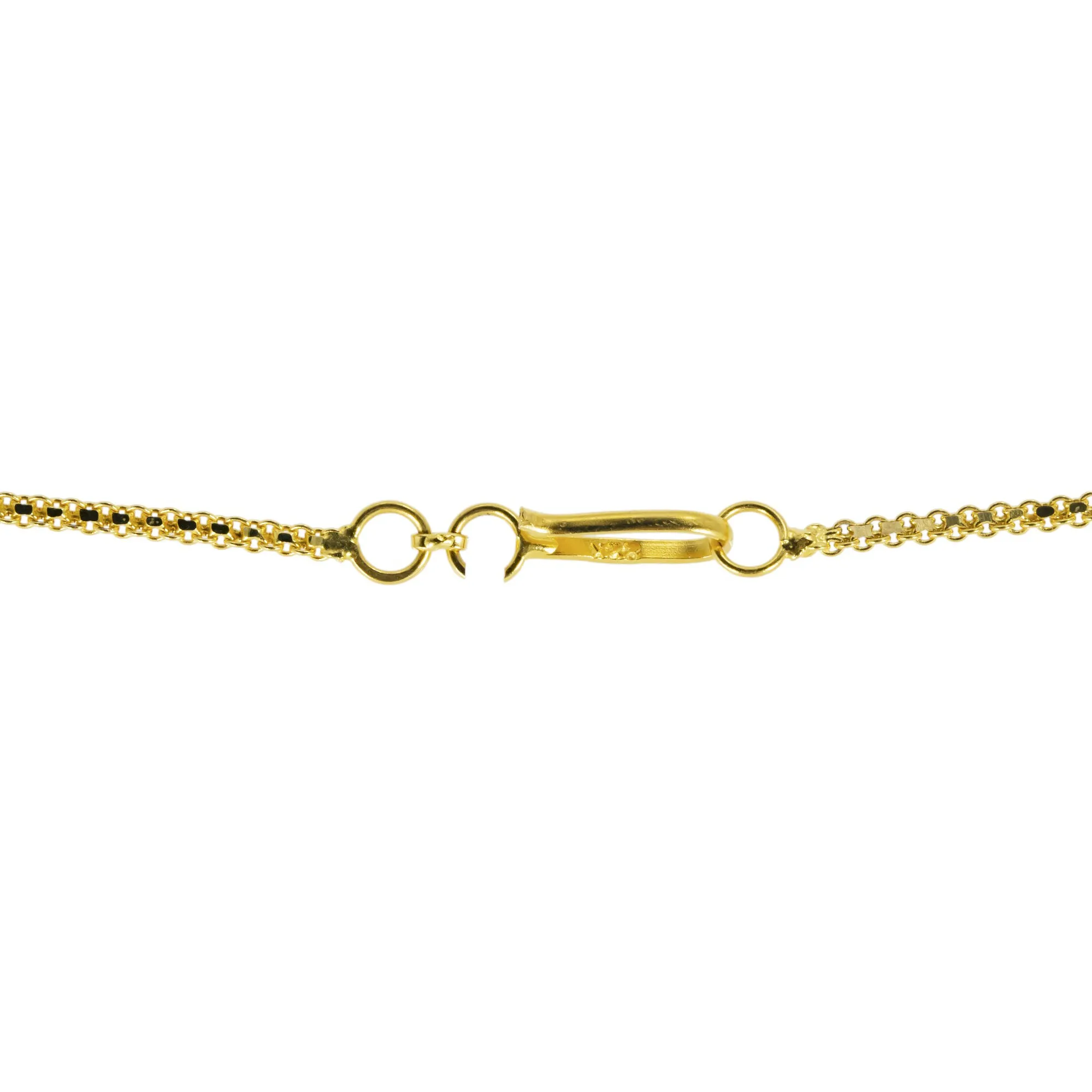 22K Yellow Gold Bridal Choker Necklace Set (89.6gm)