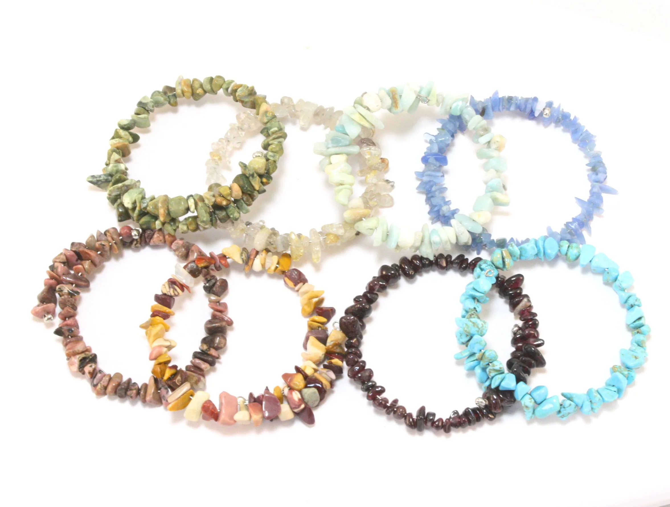 Adjustable Stacking Gemstone Bracelets - Gemstone Meanings Included (All Sizes)