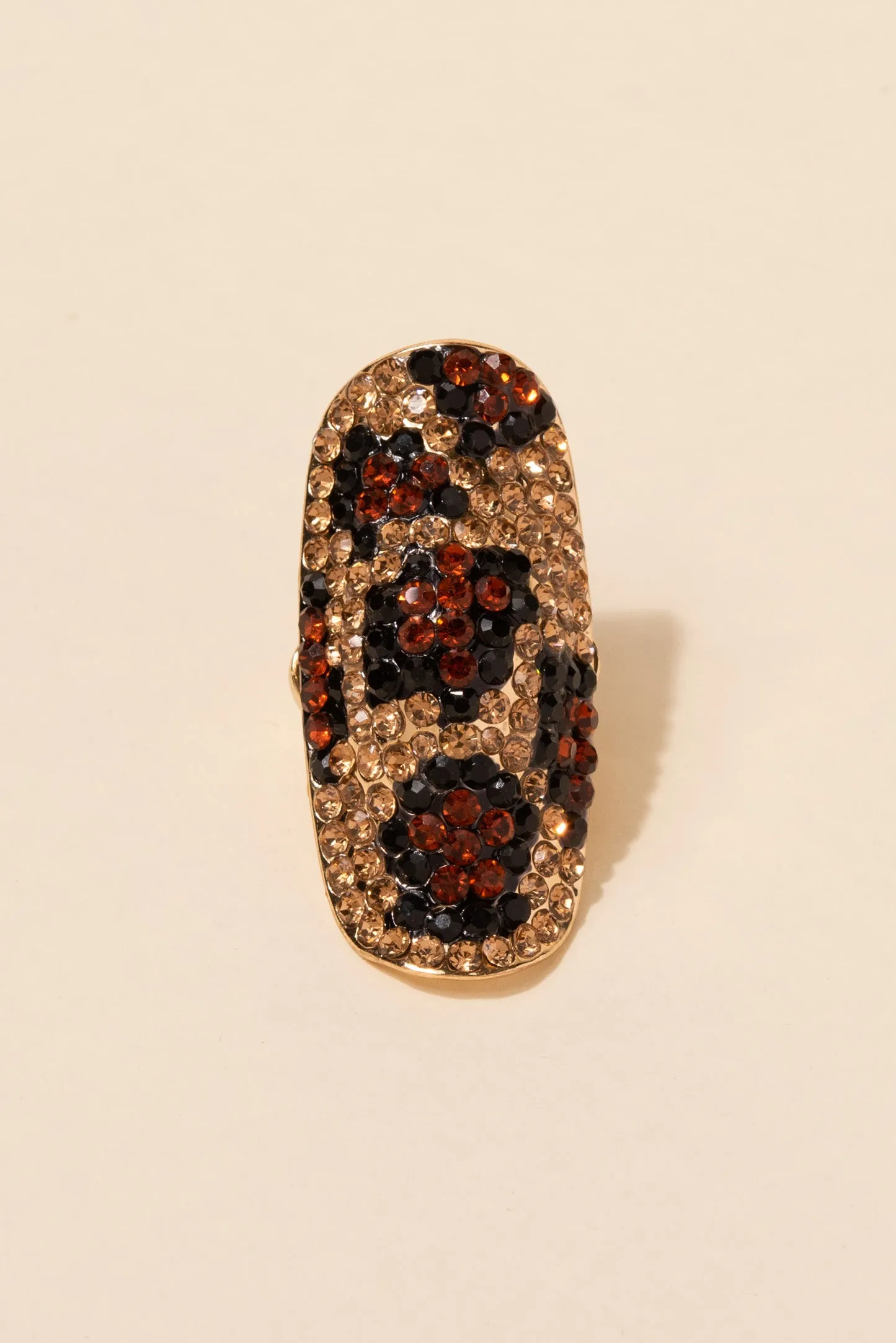 Alexis Long Shield Statement Ring