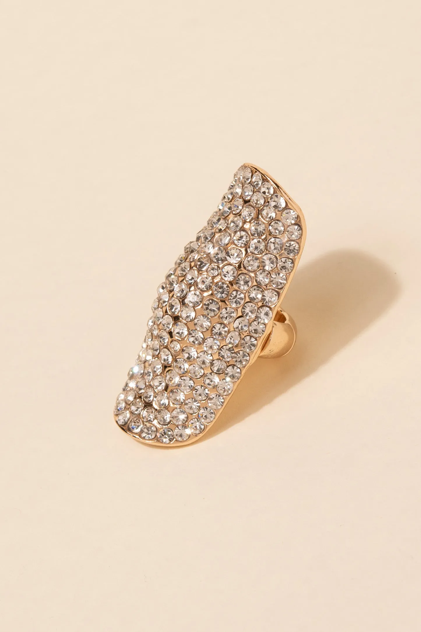 Alexis Long Shield Statement Ring