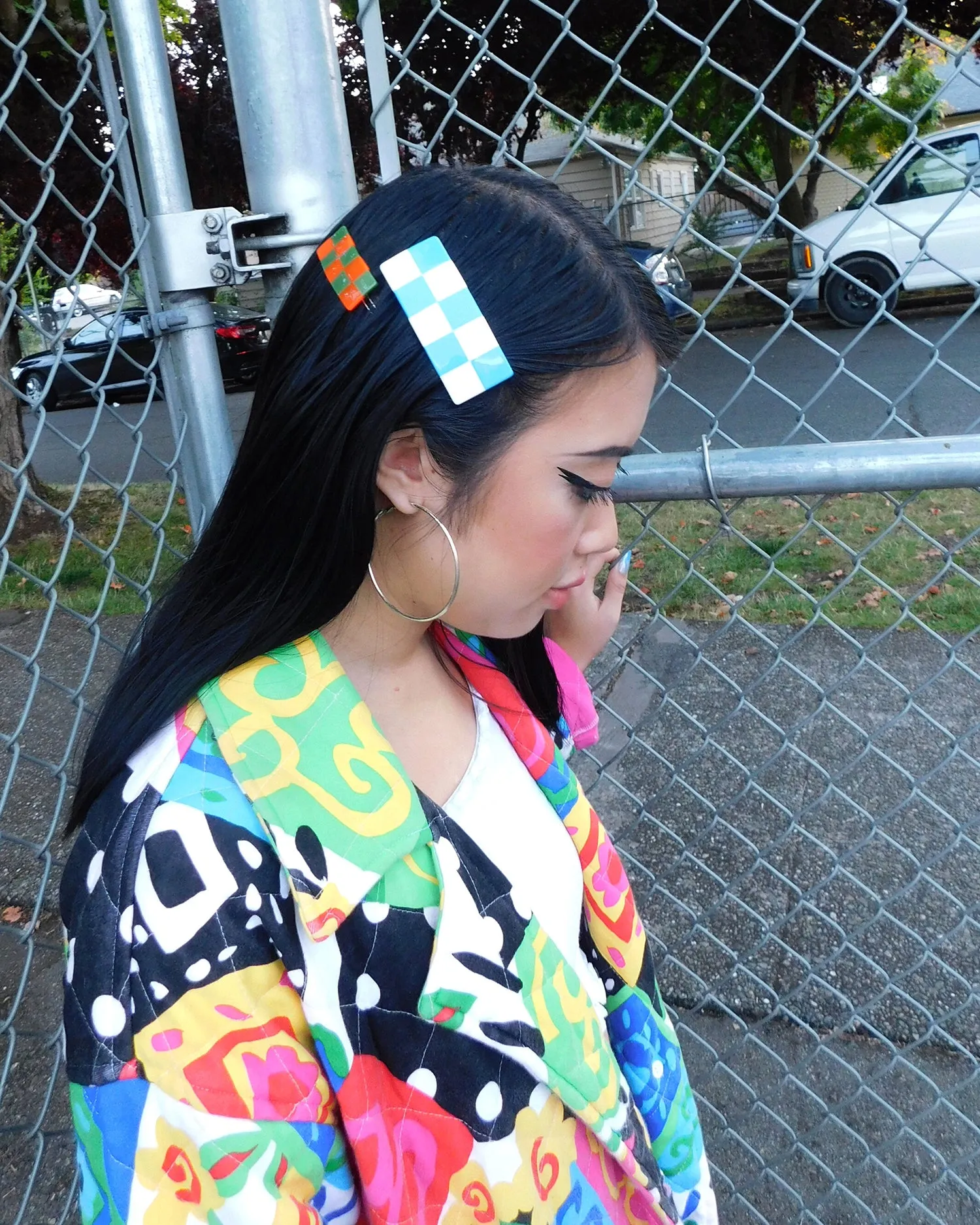Checker Barrette