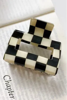 Checkered Hair Clip