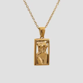 Cuerpo 18k Gold Pendant Necklace