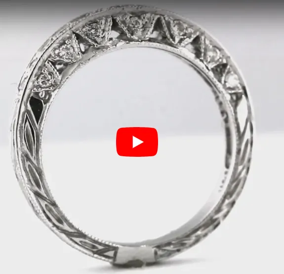 Diamond Anniversary Band 0.37 ct tw Round-cut 14K White Gold BAN002