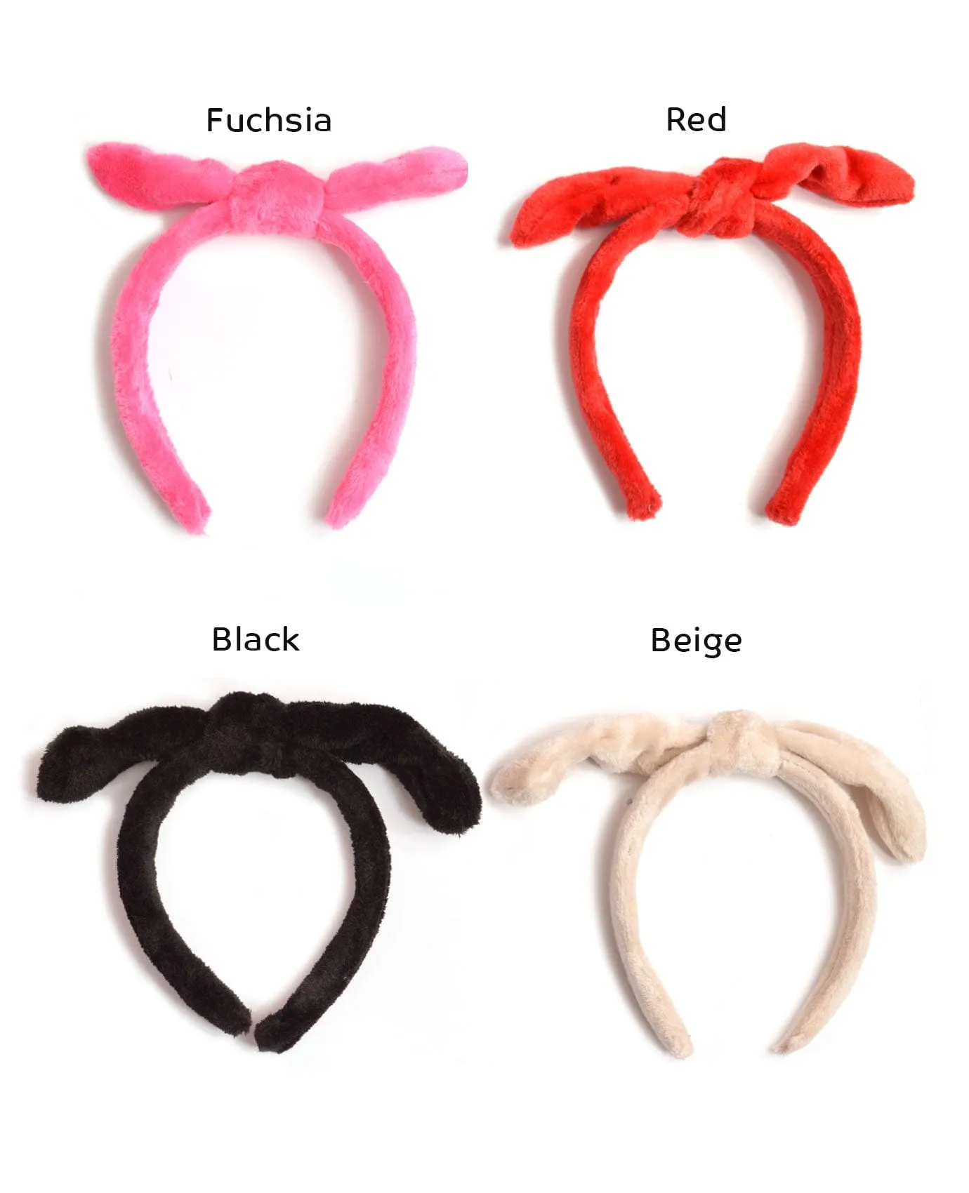 Fluffy Bow Knot Headband