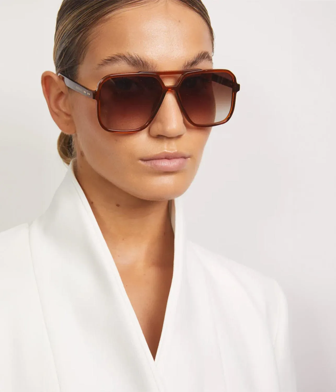 FRAME 13 SUNGLASSES - BROWN