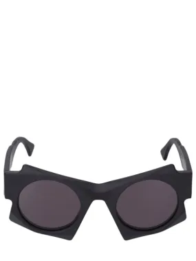 Kuboraum Berlin   U5 squared acetate sunglasses 