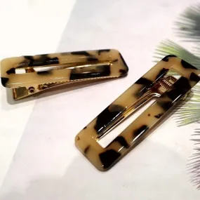 Leopard Hair Clips