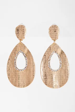 Lilly Teardrop Clip-On Earrings