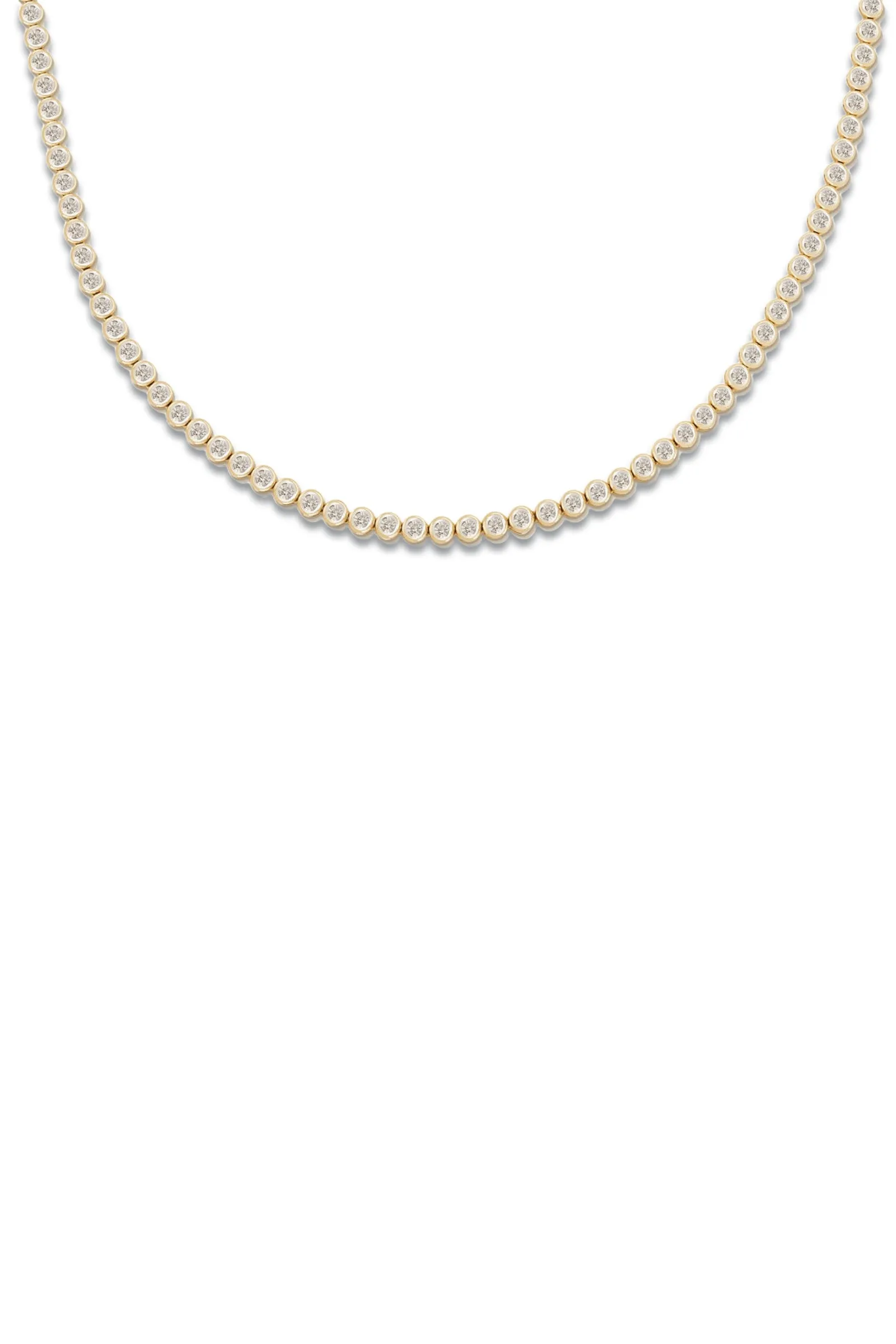 Micro-Pave Diamond Riviere Choker