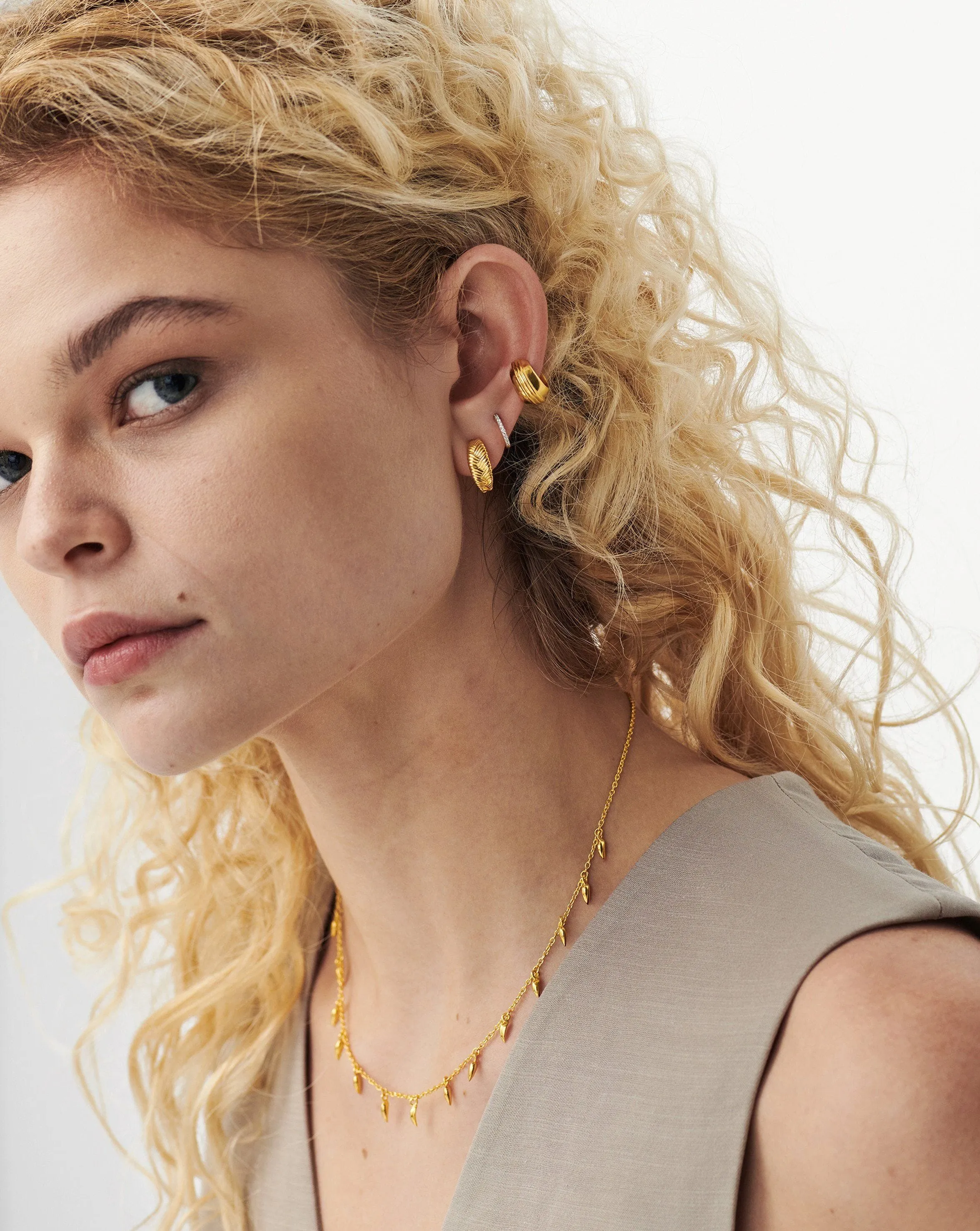 Mini Braid Hoop Earrings