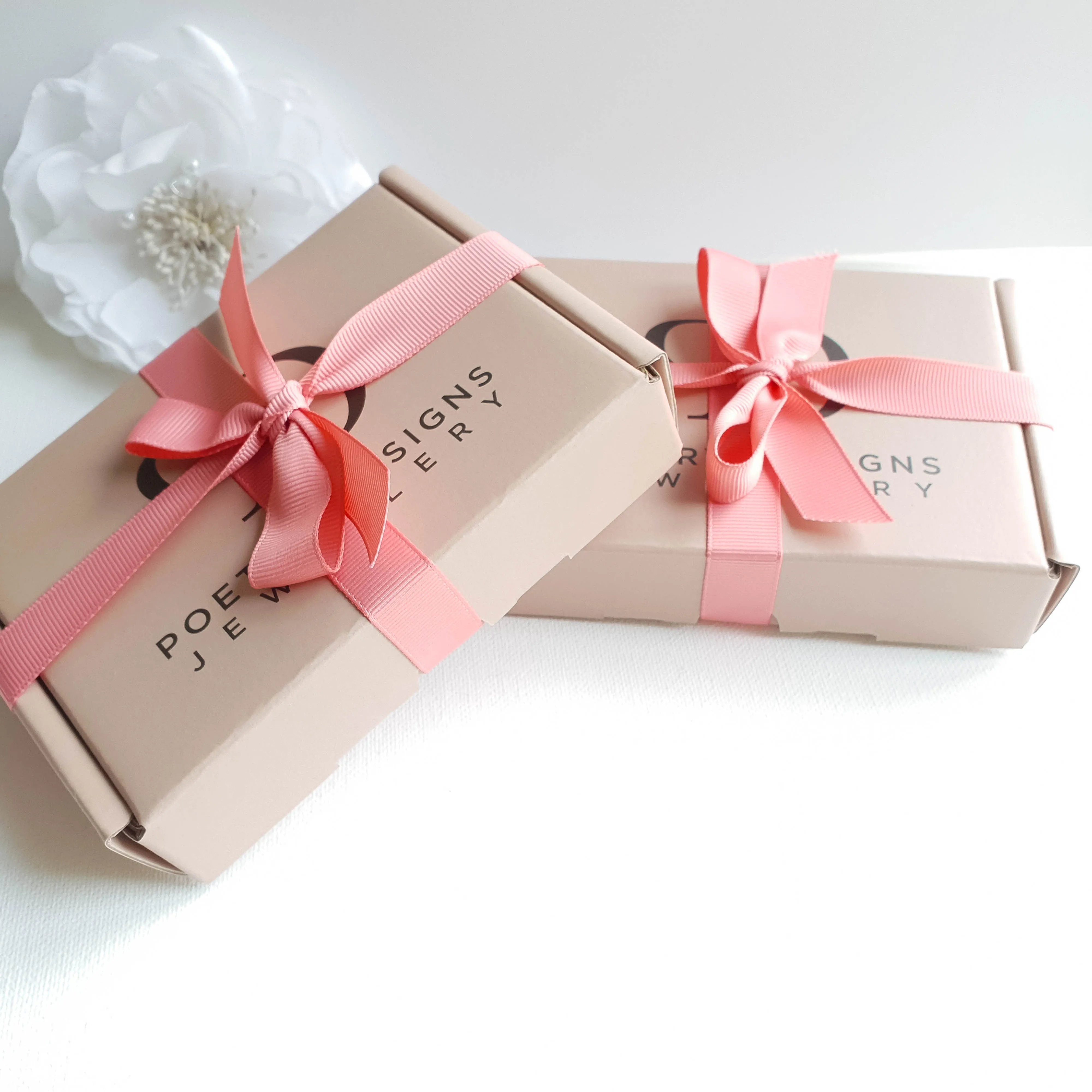 Necklace and Earring Set for Wedding in Rose Gold-Hazel