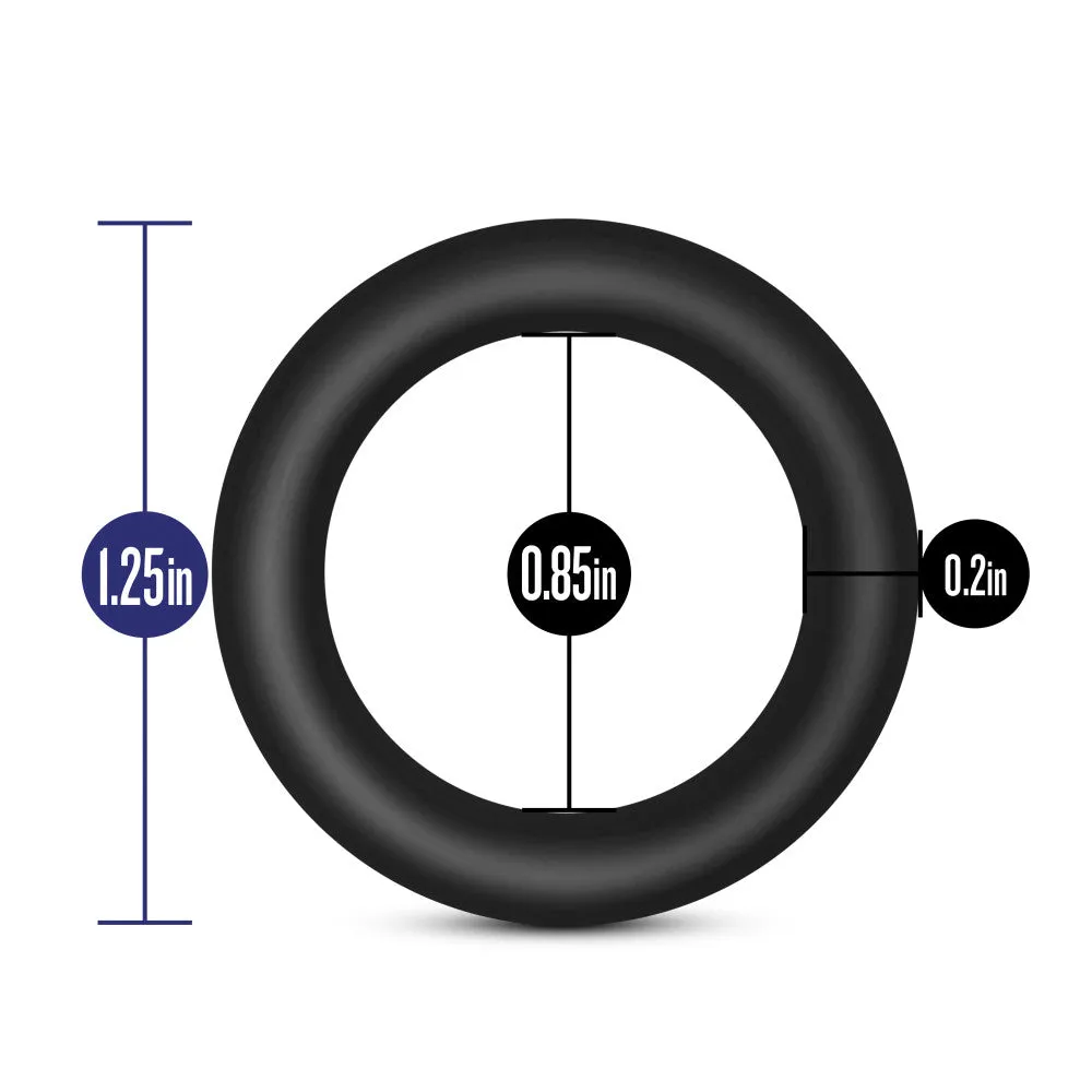 Performance By Blush® | VS2: Black Small Penis Rings (3-Pack) - Made with Puria™ Silicone