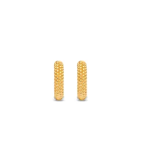 Ti Sento Two -Tone Huggie Hoops